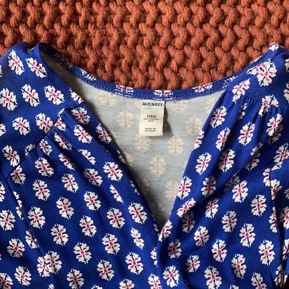 Cap sleeve Old Navy wrap dress, size L. - Picture 2 of 2